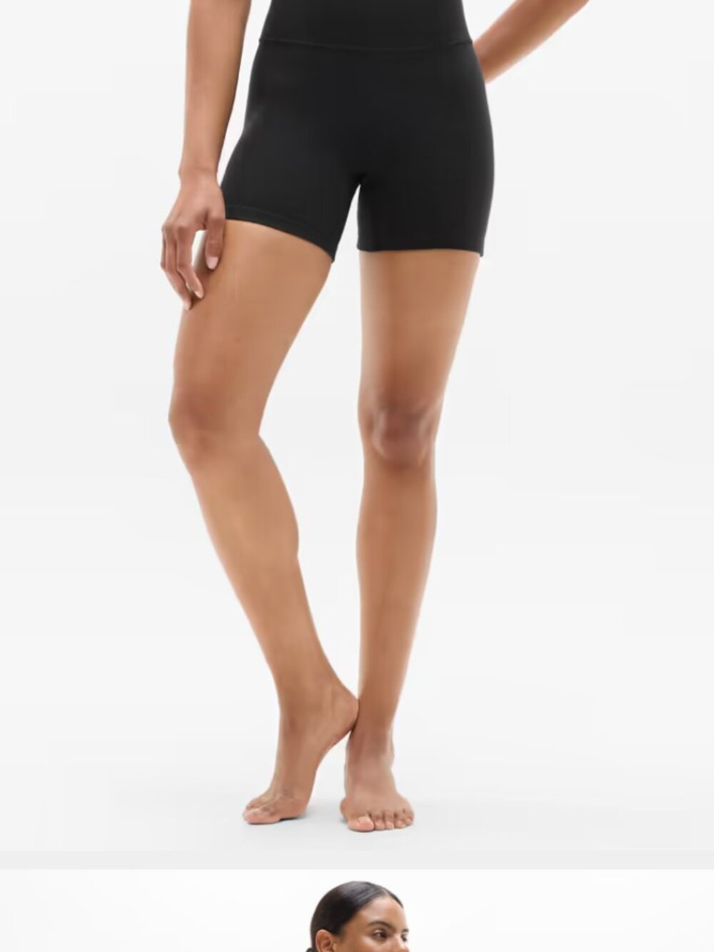 NWT Athleta Intuition 5" Short Black Size M